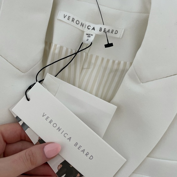 ❌SOLD❌VERONICA BEARD Empire Double Breasted Blazer - Picture 4 of 10